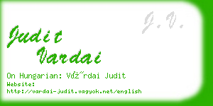 judit vardai business card